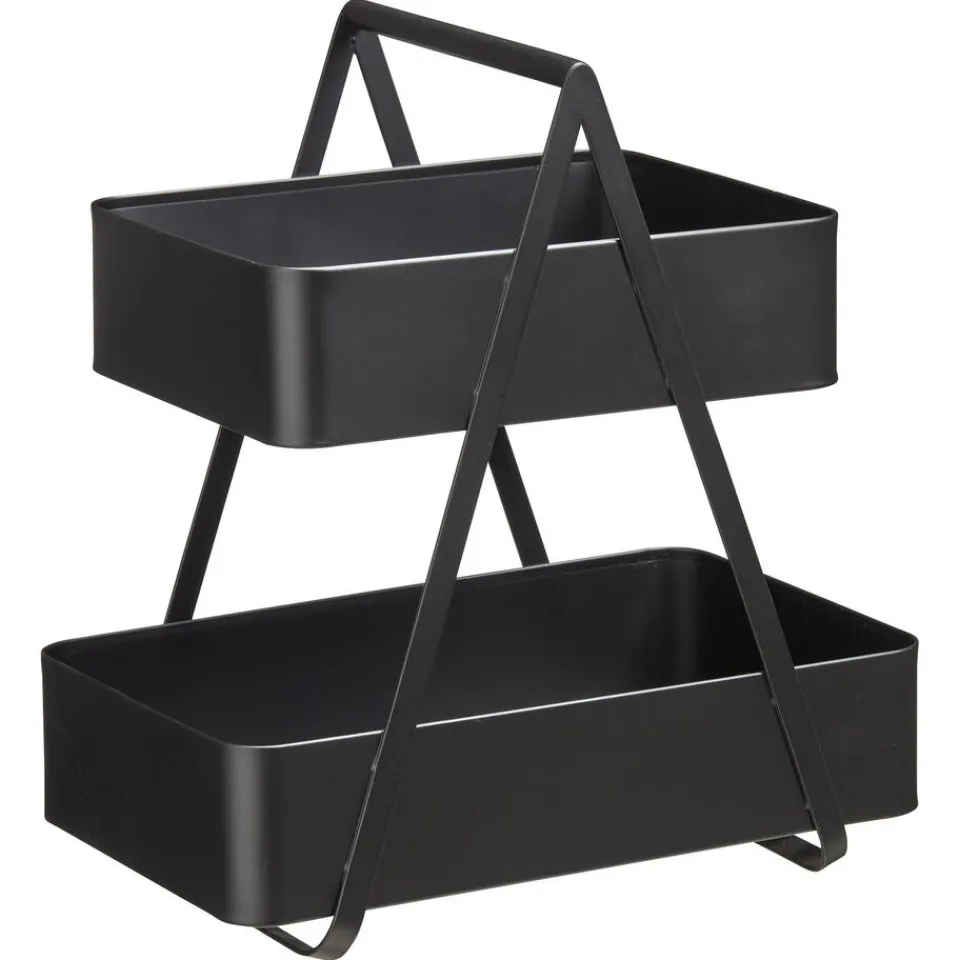 Kwantum Badkameraccessoires|Badkamerrek Zwart