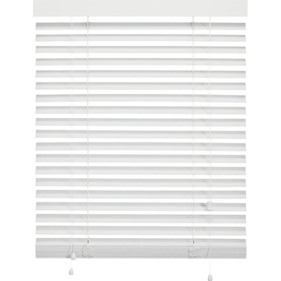 Kwantum Houten Jaloezieën|Bamboe Jaloezie Jax Wit 80x175 Cm