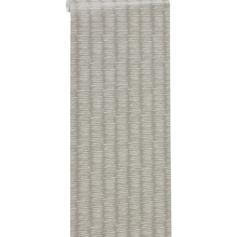 Kwantum Vliesbehang|Behang Anita Taupe