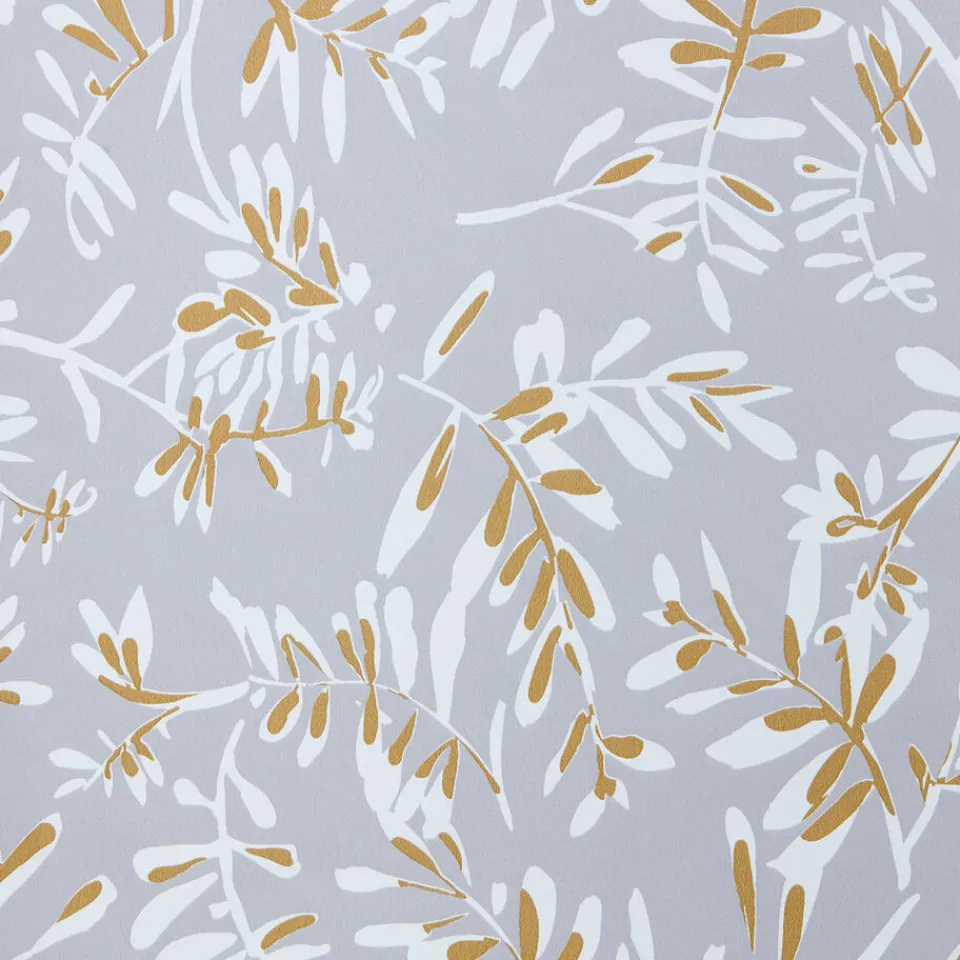 Kwantum Vliesbehang|Behang Bloss Grijs/Oker