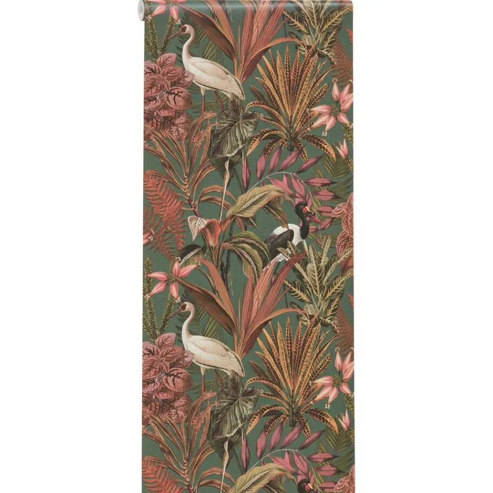 Kwantum Vliesbehang|Behang Bowie Groen