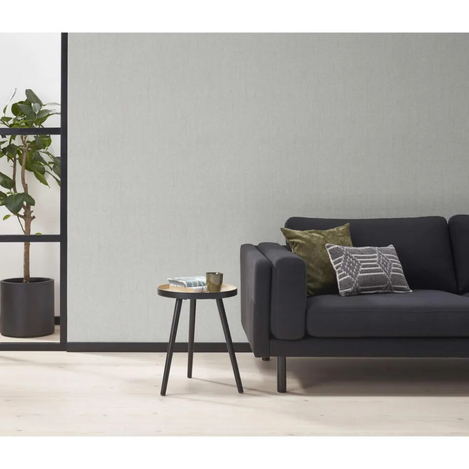 Kwantum Vliesbehang|Behang Fem Zilver