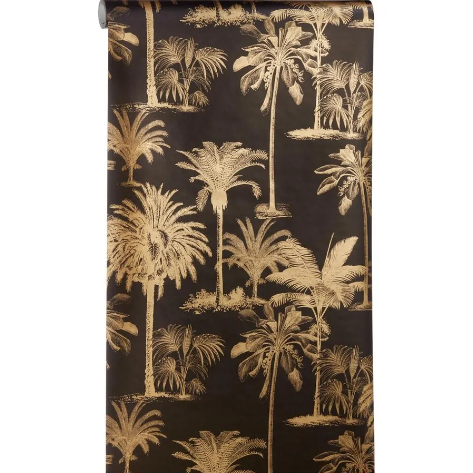 Kwantum Vliesbehang|Behang Manouk Zwart