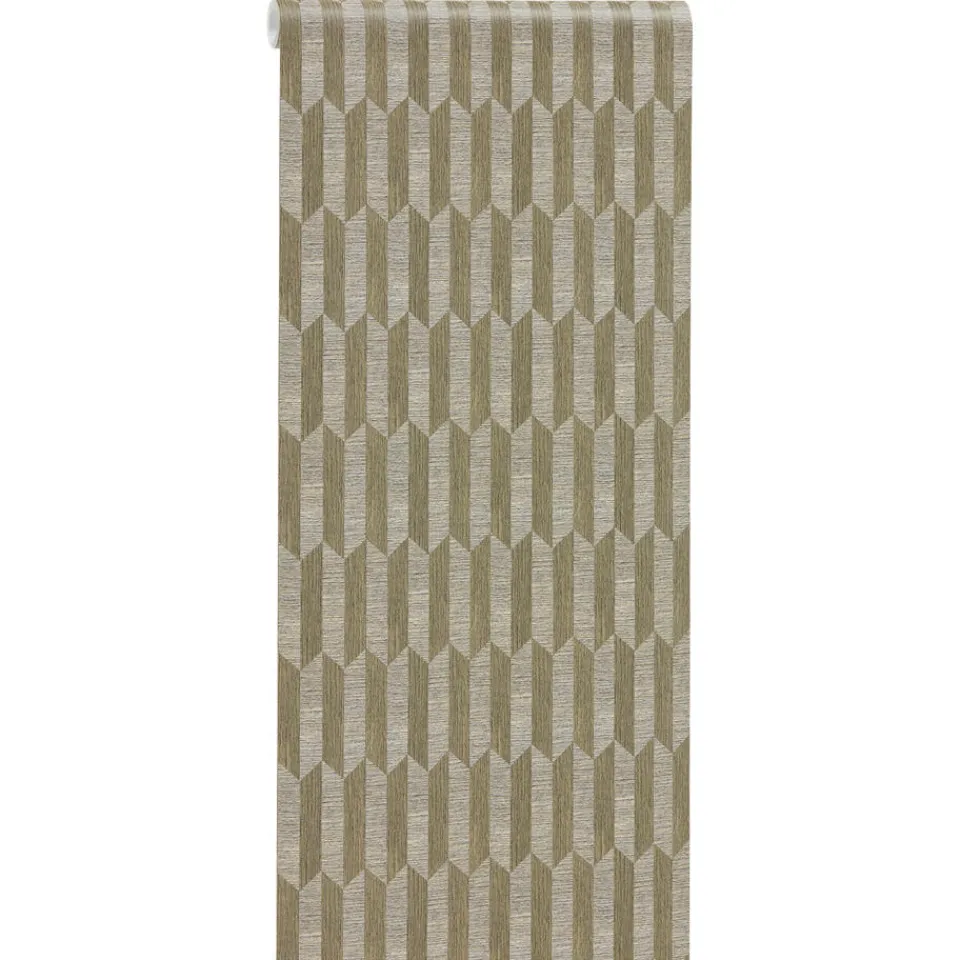 Kwantum Vliesbehang|Behang Quinn Bruin