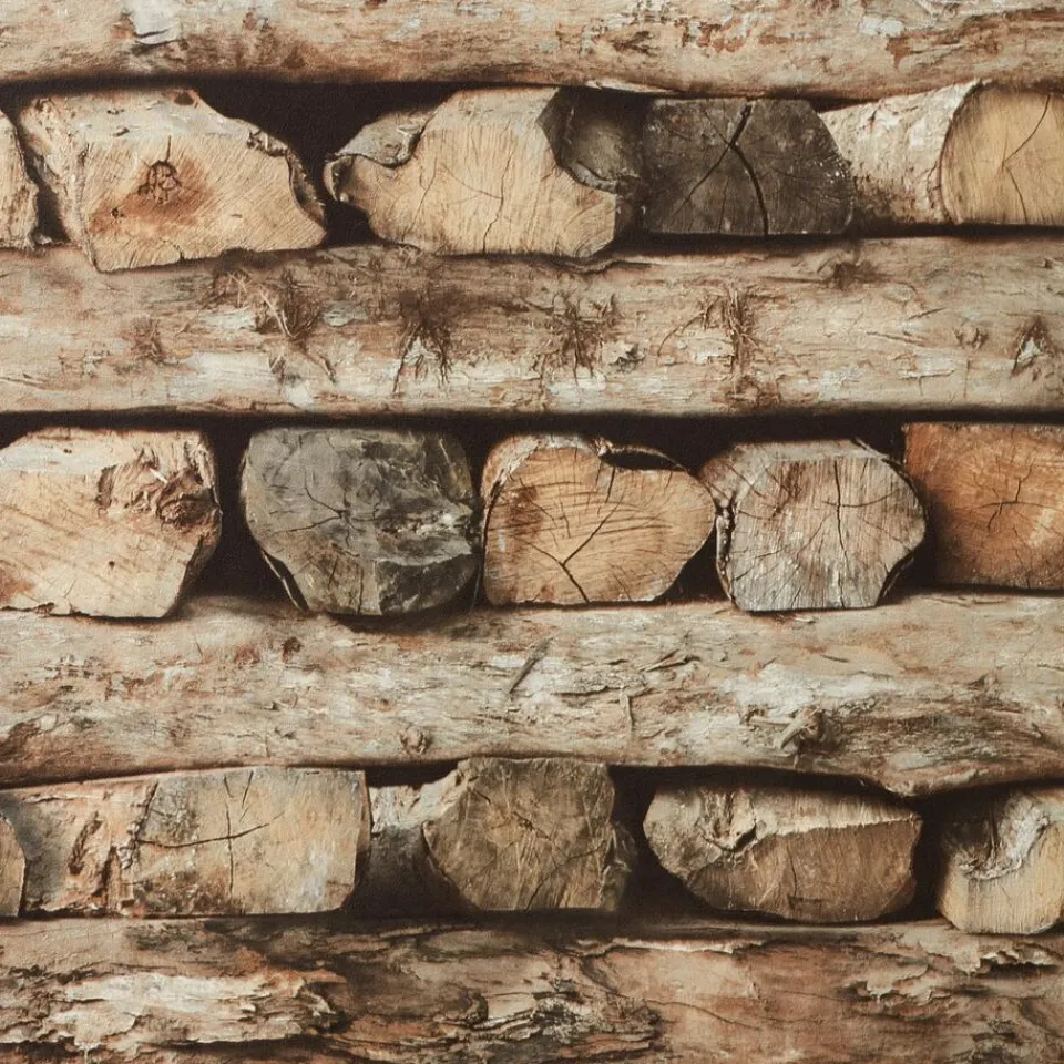 Kwantum Vliesbehang|Behang Stor Bruin