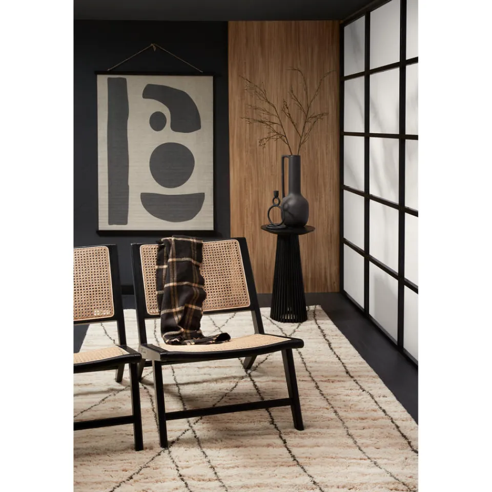 Kwantum Salontafels|Bijzettafels|Bijzettafel Latera Zwart ø 35x60 Cm