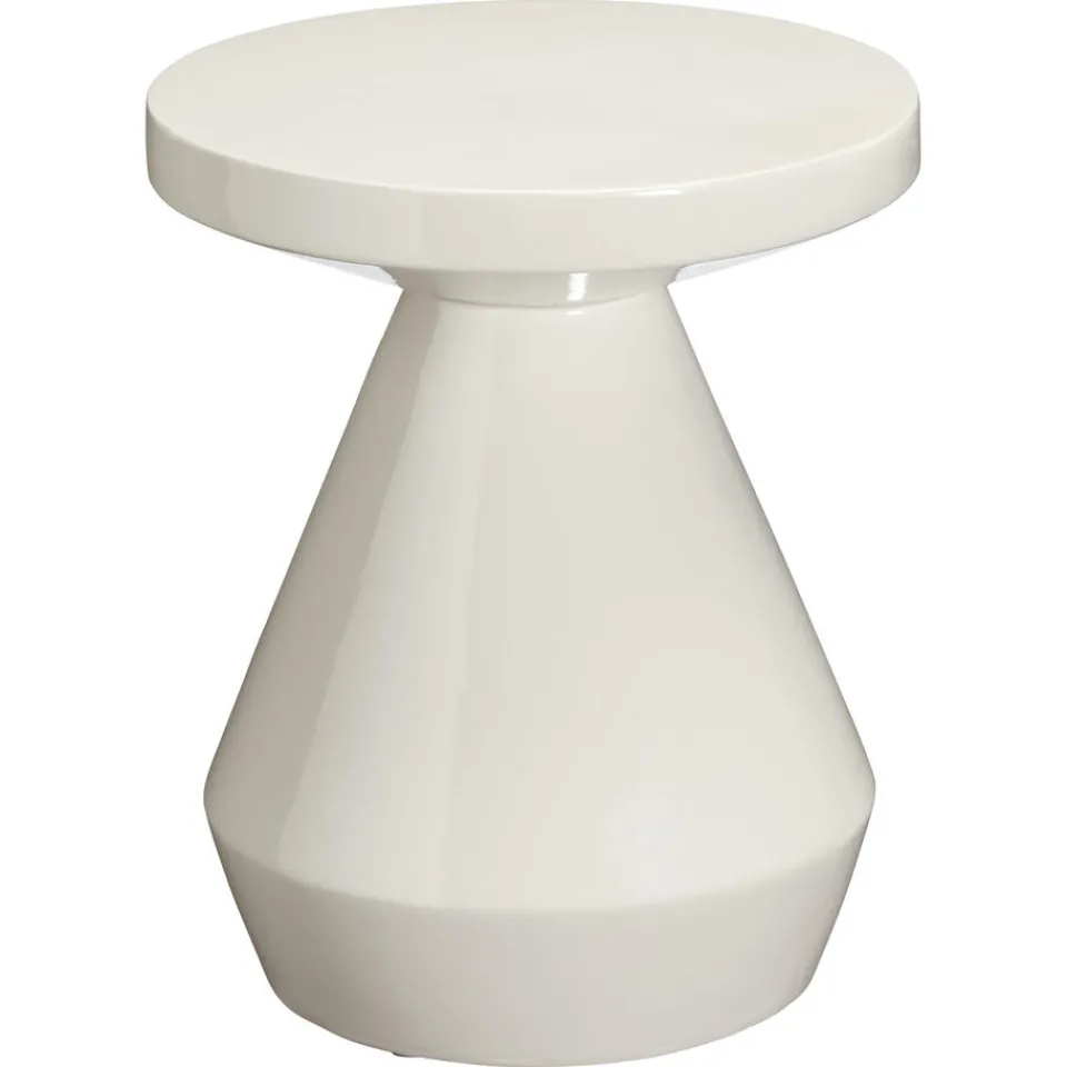 Kwantum Bijzettafels|Bijzettafel Povo Zand ø 40x40 Cm