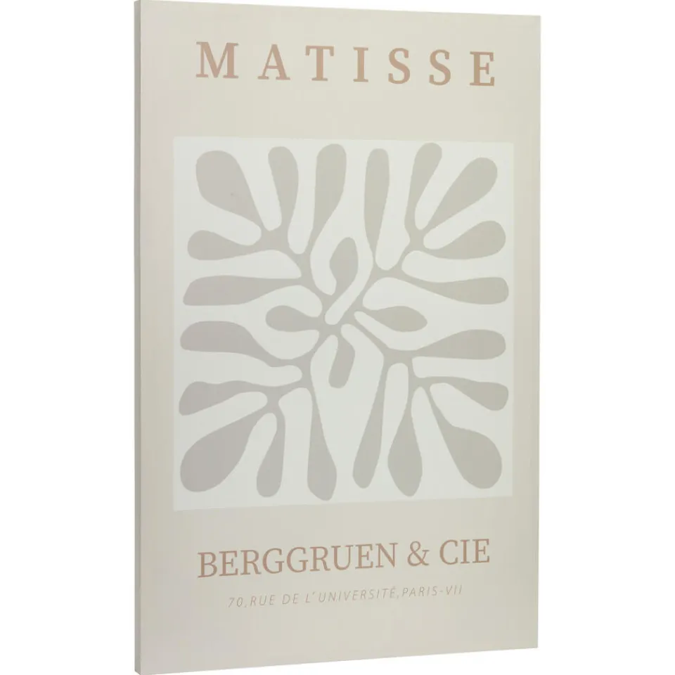 Kwantum Wanddecoratie|Canvas Schilderij Matisse Beige 75x115 Cm