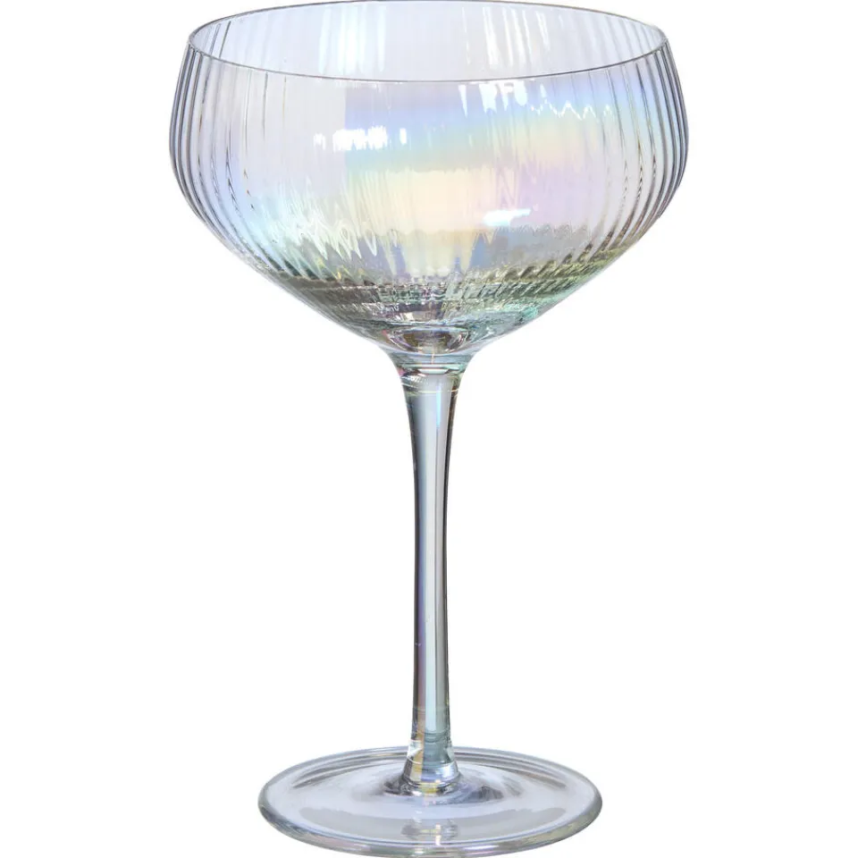 Kwantum Glazen|Glazen|Champagneglas Ribbel Holo - 370 Ml