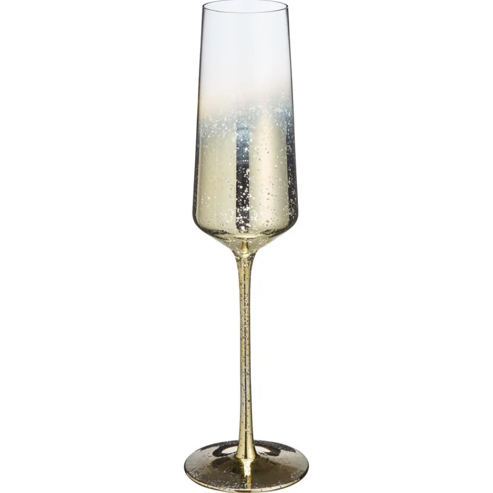 Kwantum Kerstservies|Glazen|Champagneglas Shine Goud - 270 Ml
