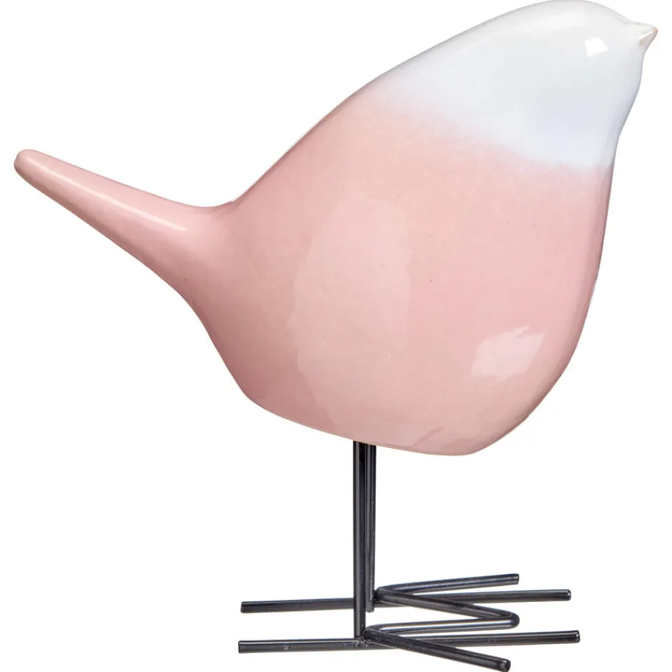 Kwantum Decoratie Beelden|Decoratievogel Bresse Roze 16 Cm