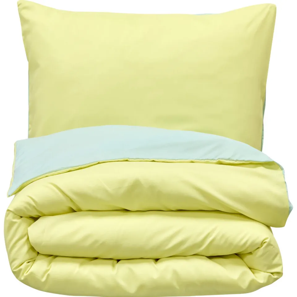 Kwantum Beddengoed|Dekbedovertrek Aila Geel - 200x220 Cm