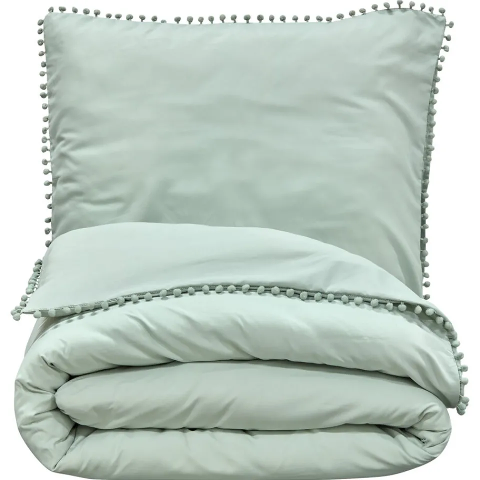 Kwantum Beddengoed|Dekbedovertrek Daisy Groen - 200x220 Cm