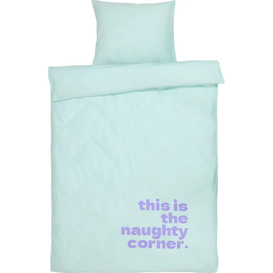 Kwantum Dekbedovertrekken|Beddengoed|Dekbedovertrek Naughty Corner Mint 240x240 Cm