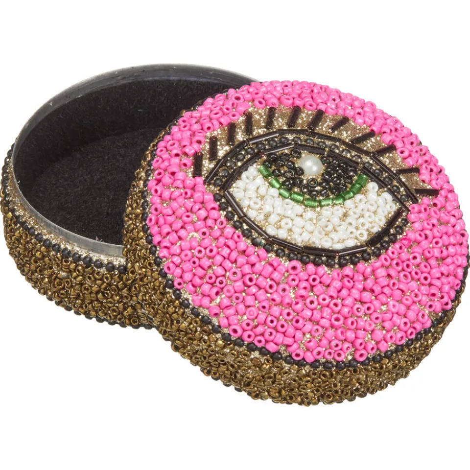 Kwantum Decoratieve Opbergdozen|Doosje Oog Roze
