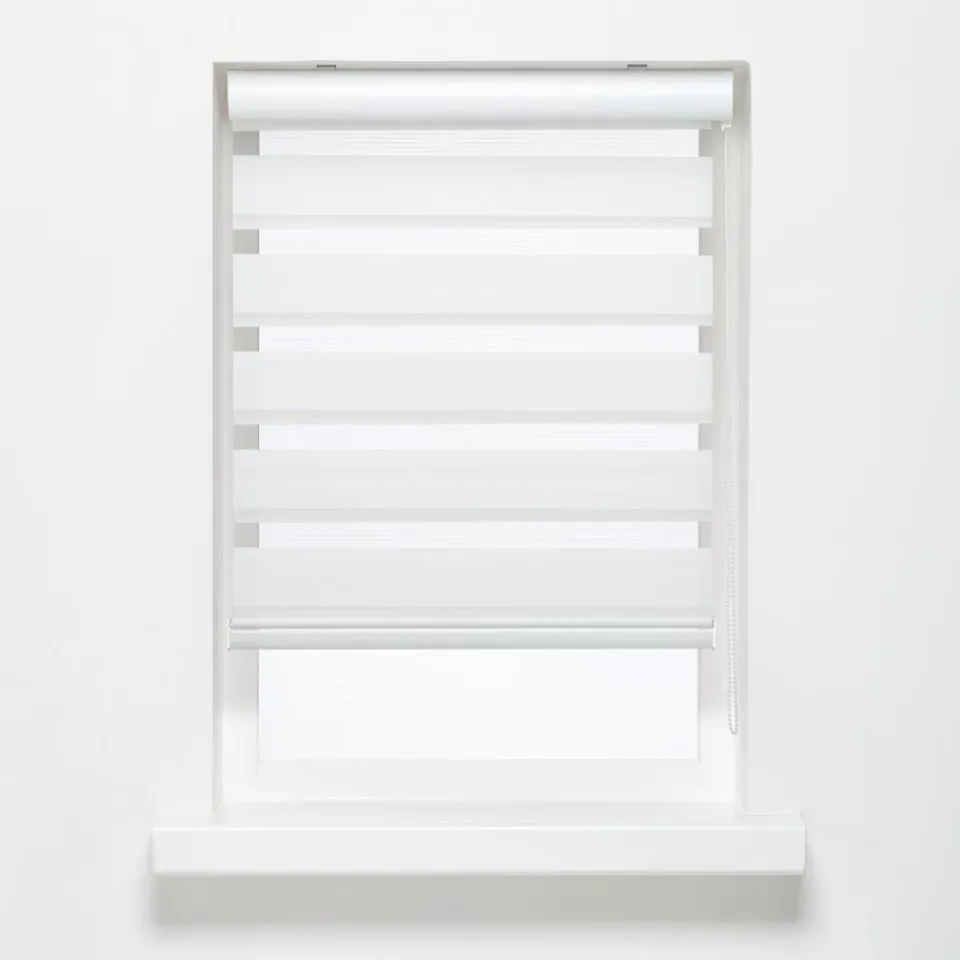 Kwantum Duo-Rolgordijnen|Duo Rolgordijn Eva Wit 140x175 Cm