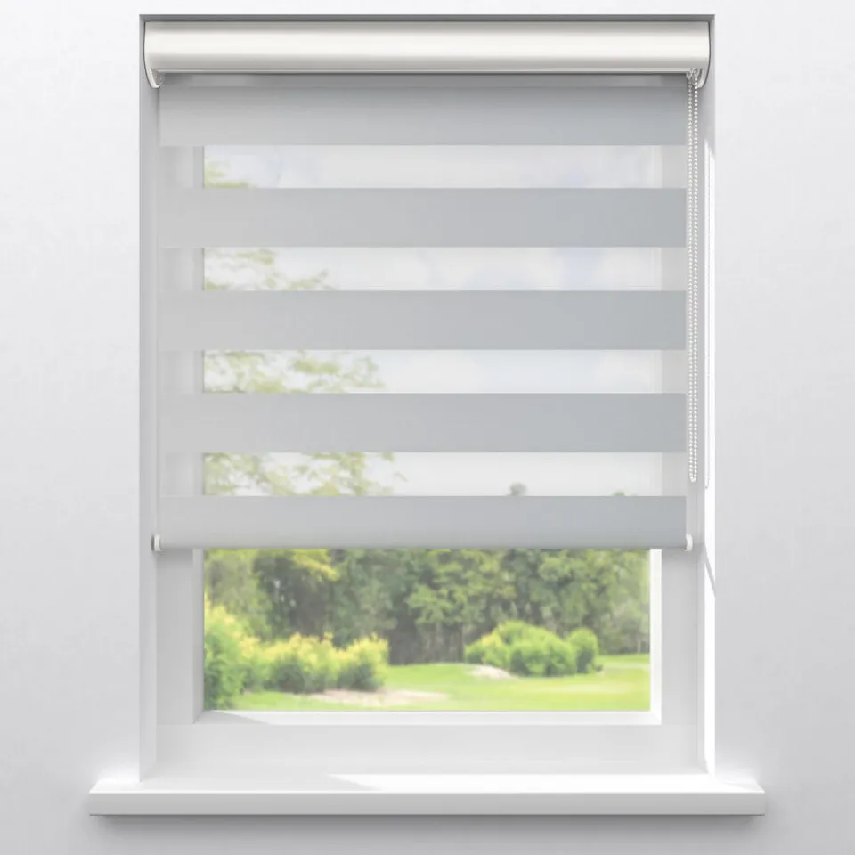 Kwantum Duo-Rolgordijnen|Duo Rolgordijn Mace Grijs