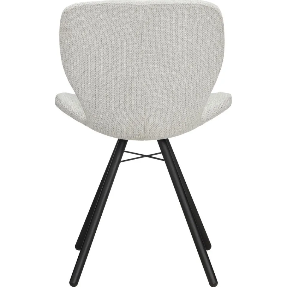 Kwantum Eetkamerstoelen|Eetkamerstoel Lucca Lichtgrijs