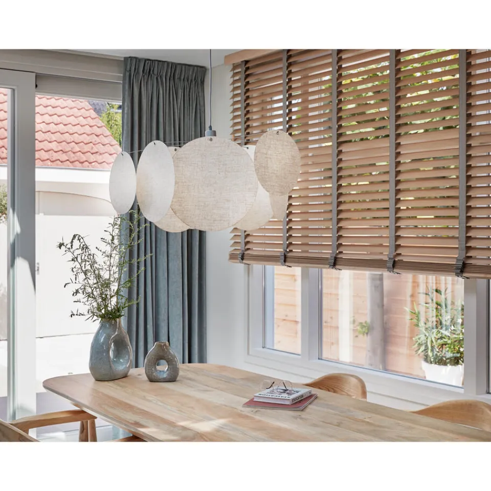 Kwantum Jaloezieën|Fenstr Bamboe Jaloezie Wietze Beige 50mm