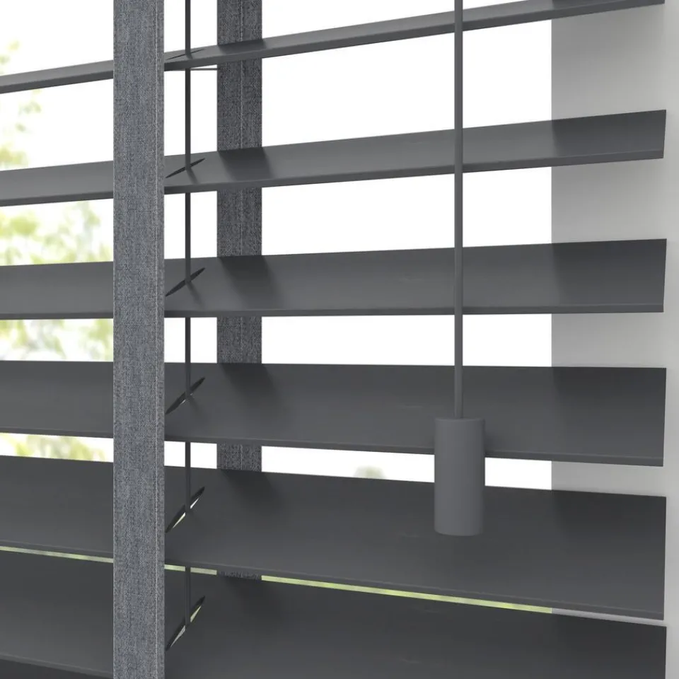 Kwantum Jaloezieën|Houten Jaloezieën|Fenstr Bamboe Jaloezie Wessel 50mm