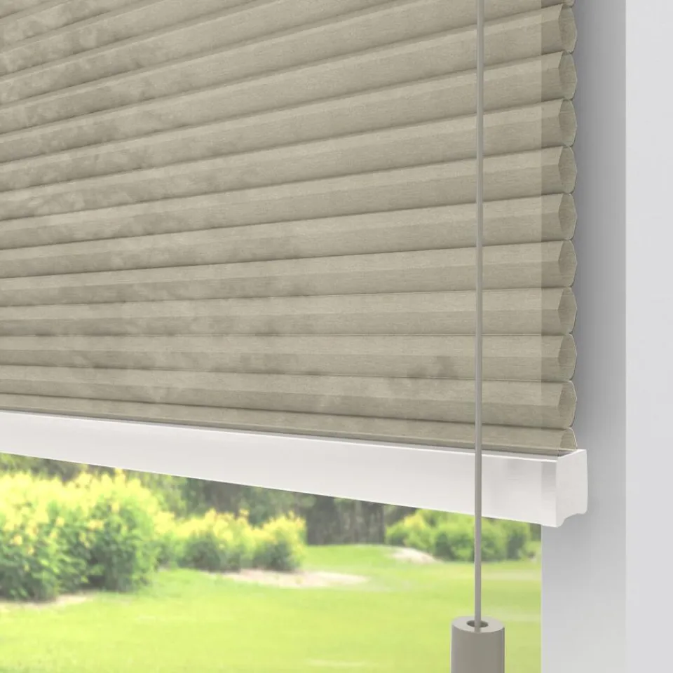 Kwantum Isolerende Gordijnen|Plisségordijnen|Fenstr Dubbel Plissé Jana Lichtdoorlatend