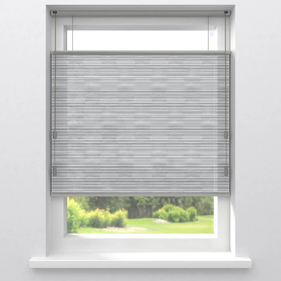 Kwantum Plisségordijnen|Fenstr Dubbel Plissé Ezra Lichtdoorlatend