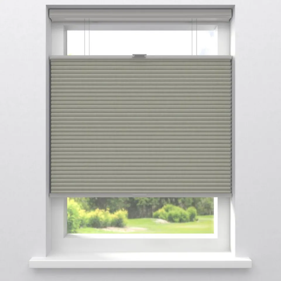 Kwantum Plisségordijnen|Fenstr Dubbel Plissé 45mm Lotte Lichtdoorlatend