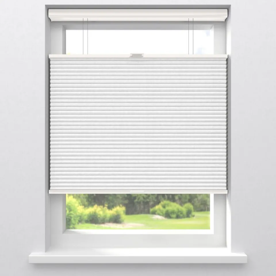 Kwantum Plisségordijnen|Fenstr Dubbel Plissé 45mm Lotte Lichtdoorlatend