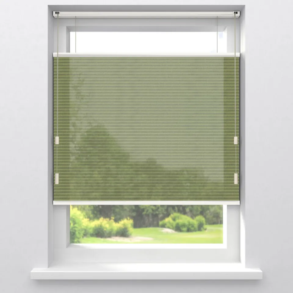 Kwantum Plisségordijnen|Fenstr Dubbel Plisségordijn Maud Transparant