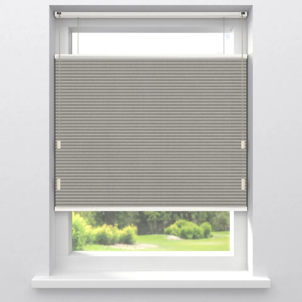 Kwantum Plisségordijnen|Fenstr Dubbel Plisségordijn Elin Verduisterend