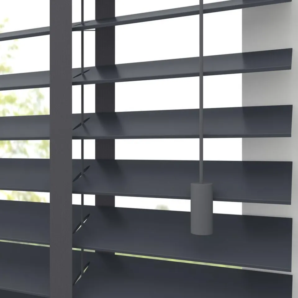 Kwantum Houten Jaloezieën|Jaloezieën|Fenstr Houten Jaloezie Hein 50mm