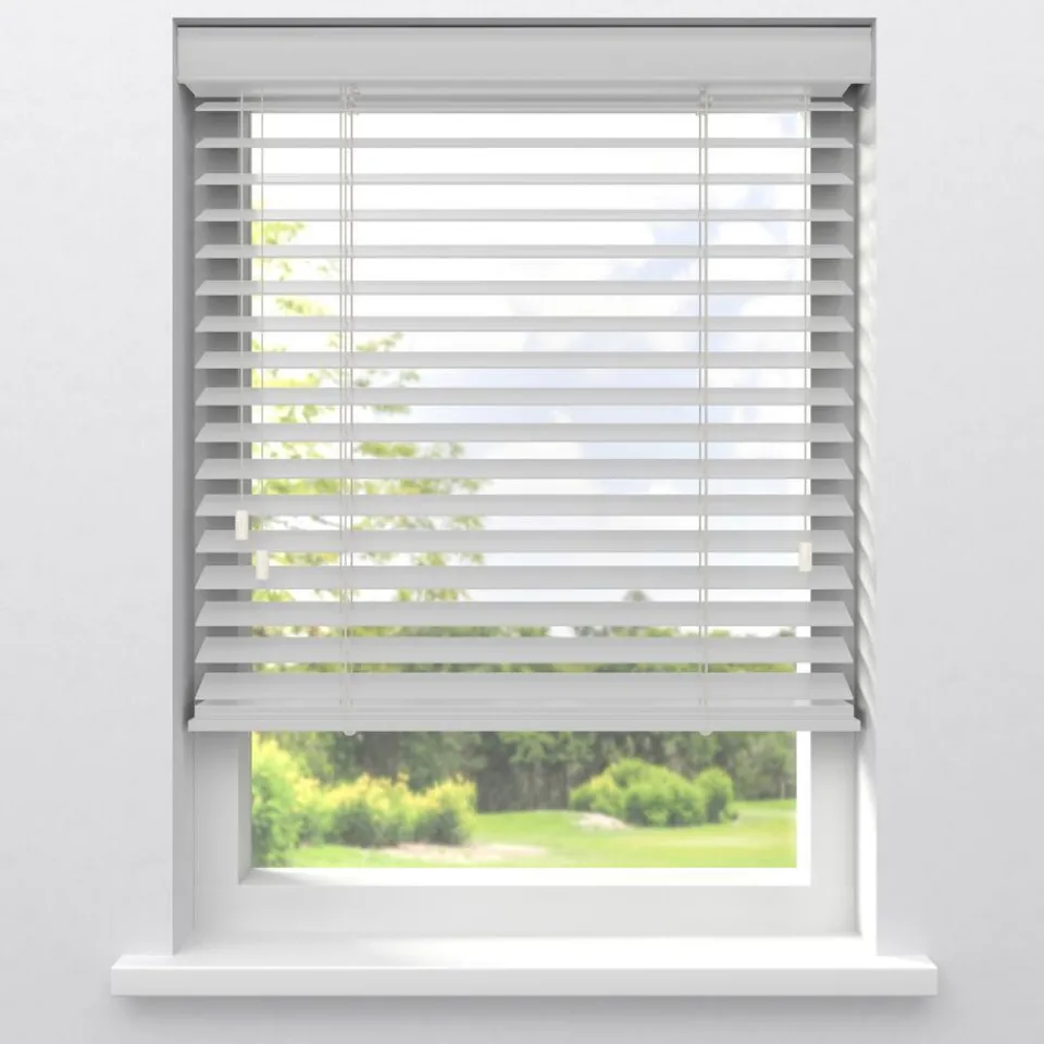 Kwantum Houten Jaloezieën|Jaloezieën|Fenstr Houten Jaloezie Hein Off-White 50mm