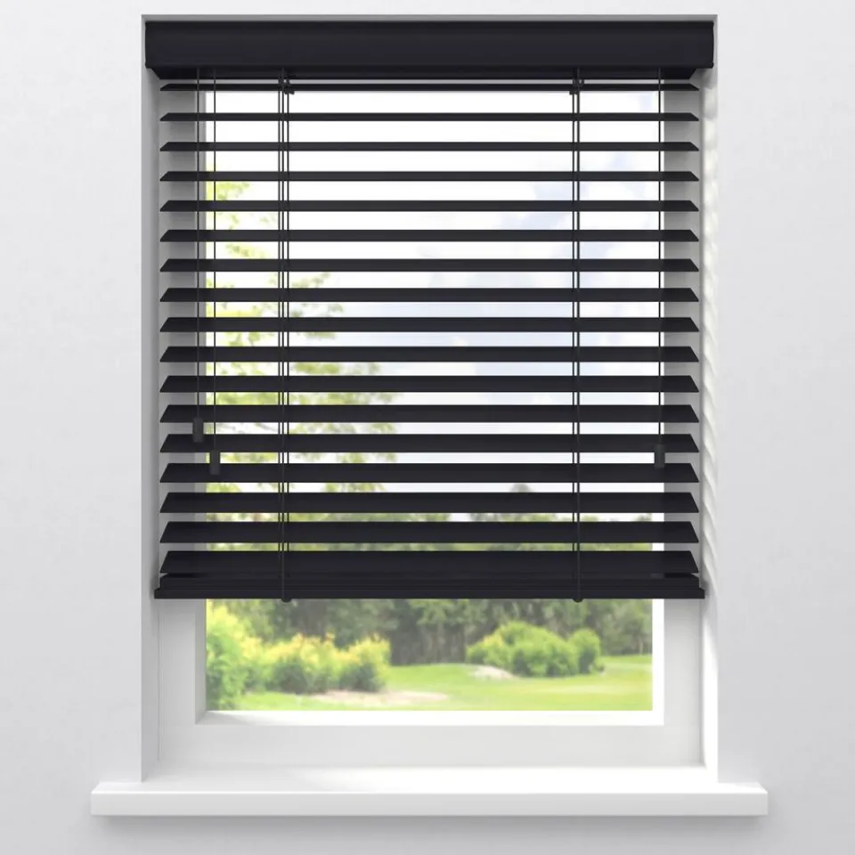 Kwantum Houten Jaloezieën|Jaloezieën|Fenstr Houten Jaloezie Hein 50mm