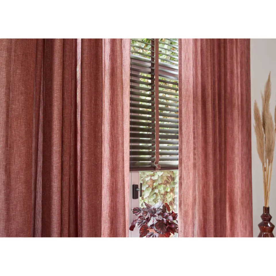 Kwantum Houten Jaloezieën|Jaloezieën|Fenstr Houten Jaloezie Harm Bruin 50mm