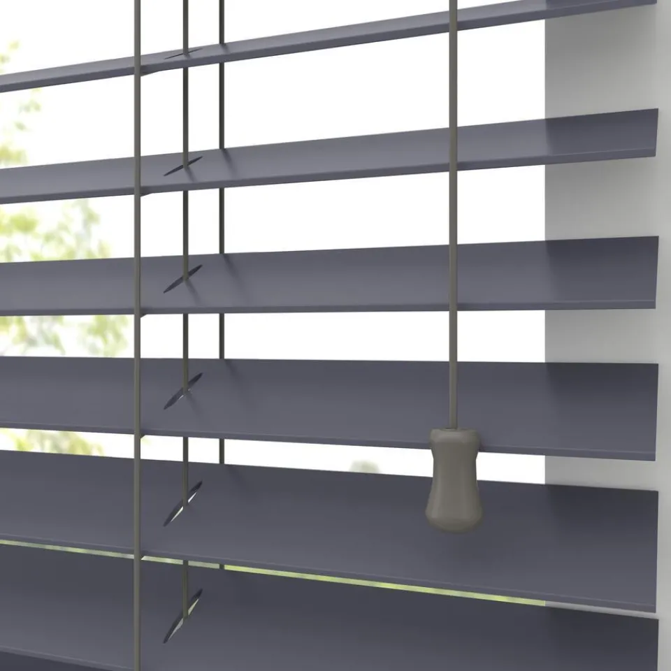 Kwantum Aluminium Jaloezieën|Houten Jaloezieën|Fenstr Houten Jaloezie Wout 50mm