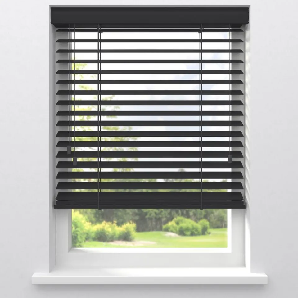 Kwantum Houten Jaloezieën|Jaloezieën|Fenstr Houten Jaloezie Wout 50mm