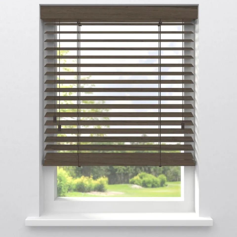 Kwantum Houten Jaloezieën|Jaloezieën|Fenstr Houten Jaloezie Jens 50mm