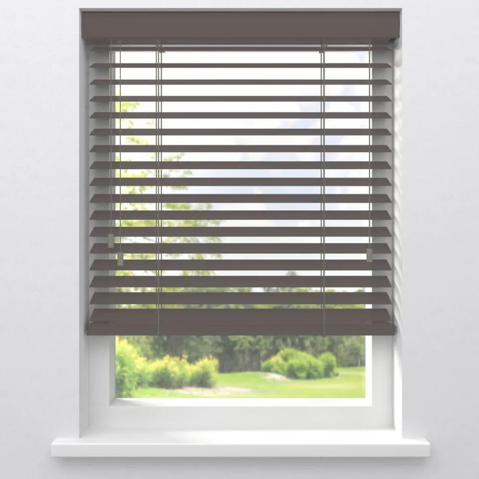 Kwantum Houten Jaloezieën|Jaloezieën|Fenstr Houten Jaloezie Wout 50mm