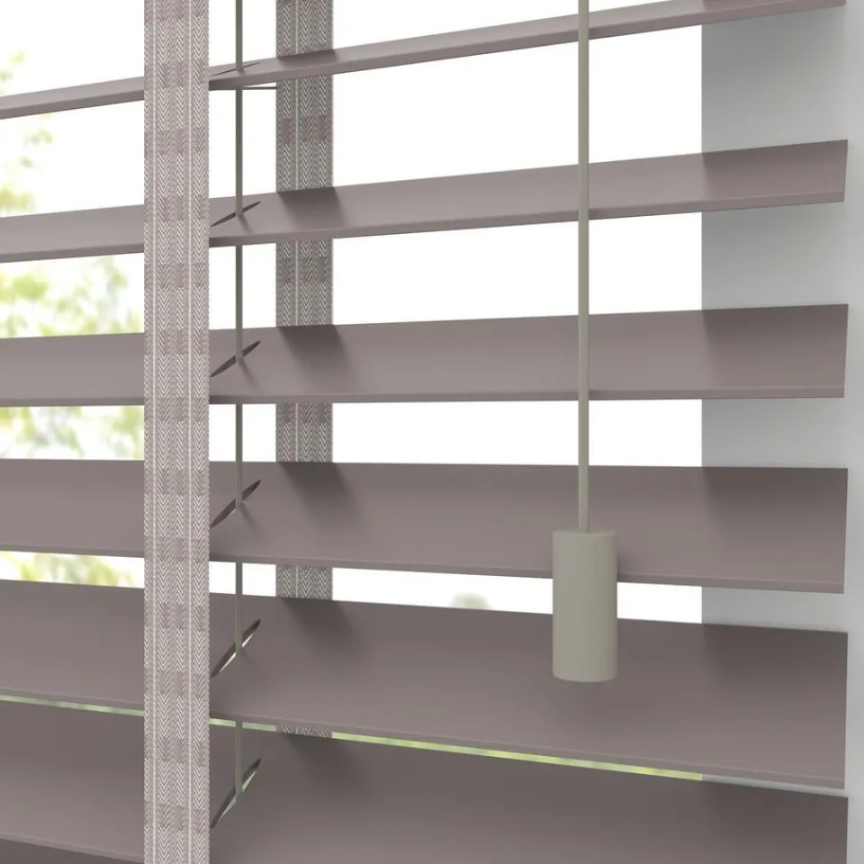 Kwantum Houten Jaloezieën|Jaloezieën|Fenstr Houten Jaloezie Wout 50mm