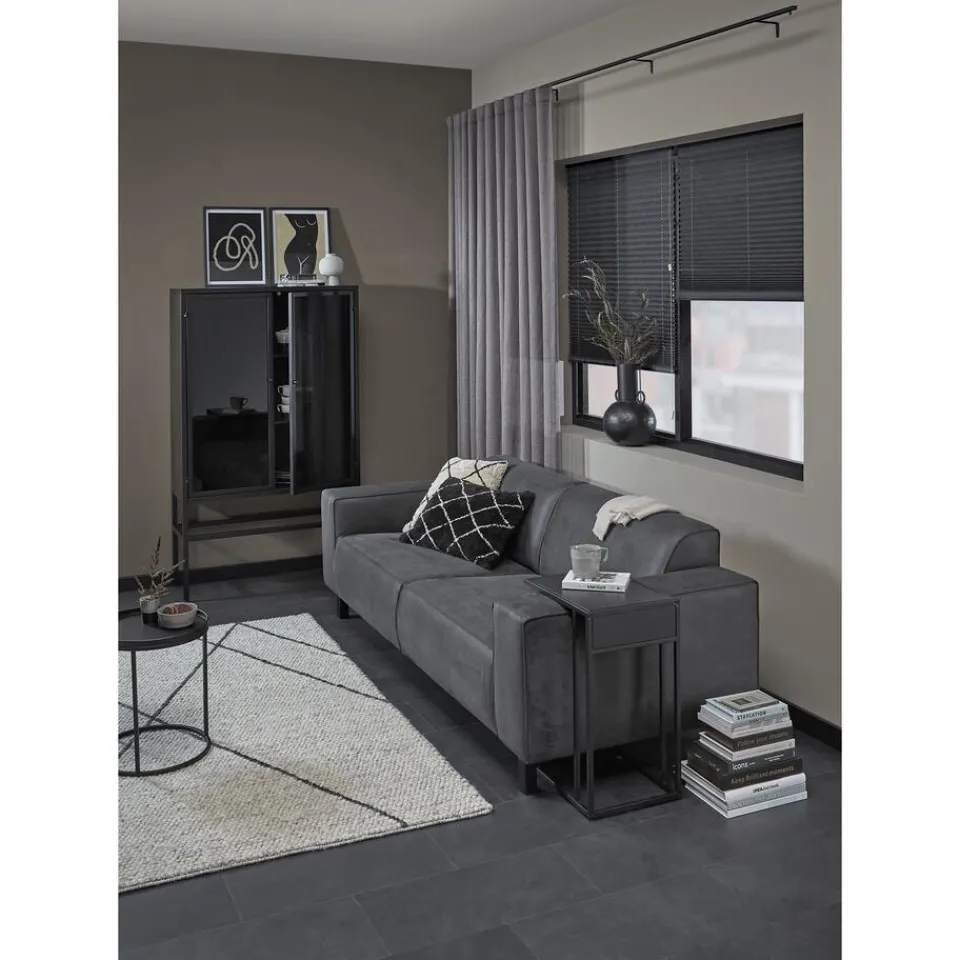 Kwantum Plisségordijnen|Fenstr Plissé Mara Zwart Lichtdoorlatend