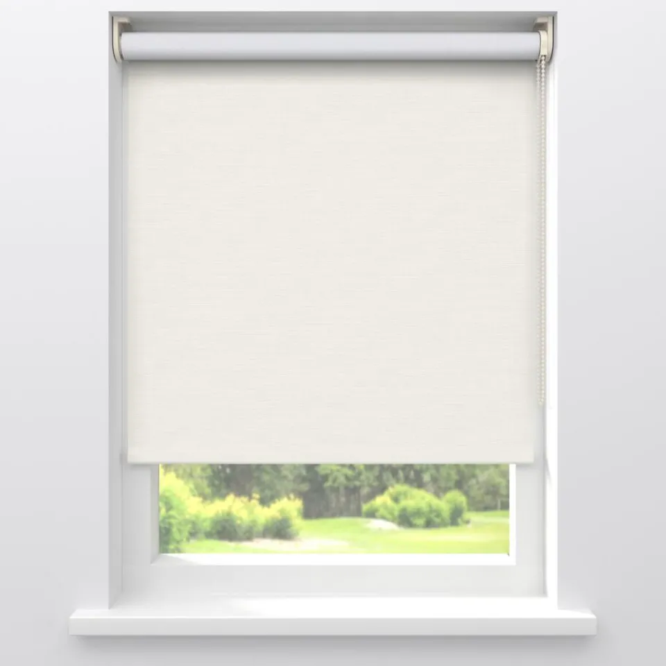 Kwantum Rolgordijnen|Fenstr Rolgordijn Lynn Off-White Verduisterend