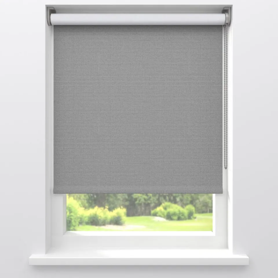 Kwantum Rolgordijnen|Fenstr Rolgordijn Nova Grijs Verduisterend