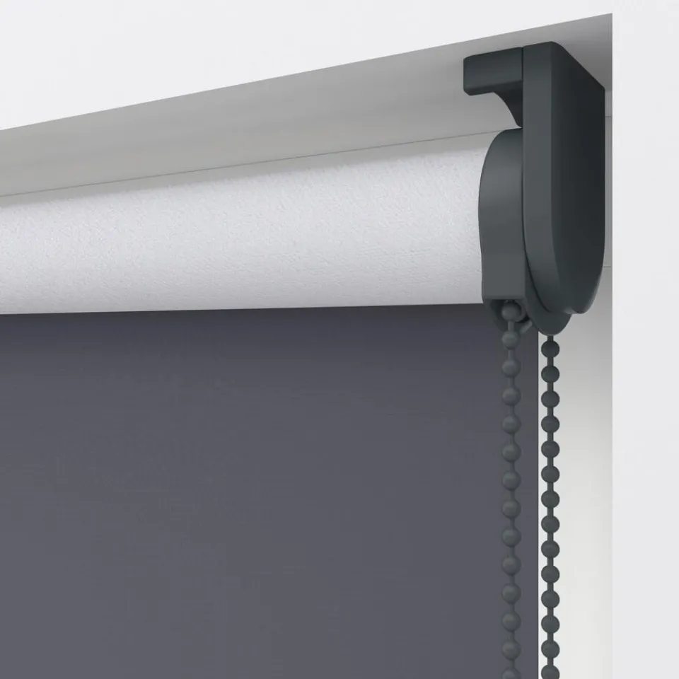 Kwantum Rolgordijnen|Fenstr Rolgordijn Noor Grijs Verduisterend