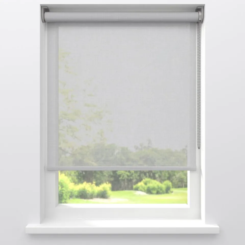 Kwantum Rolgordijnen|Fenstr Rolgordijn Emma Grijs Transparant