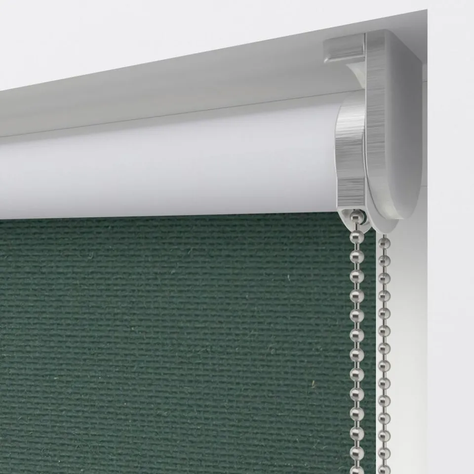 Kwantum Rolgordijnen|Fenstr Rolgordijn Noor Donker Groen Verduisterend