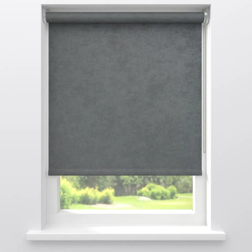 Kwantum Rolgordijnen|Fenstr Rolgordijn Gus Velours Verduisterend