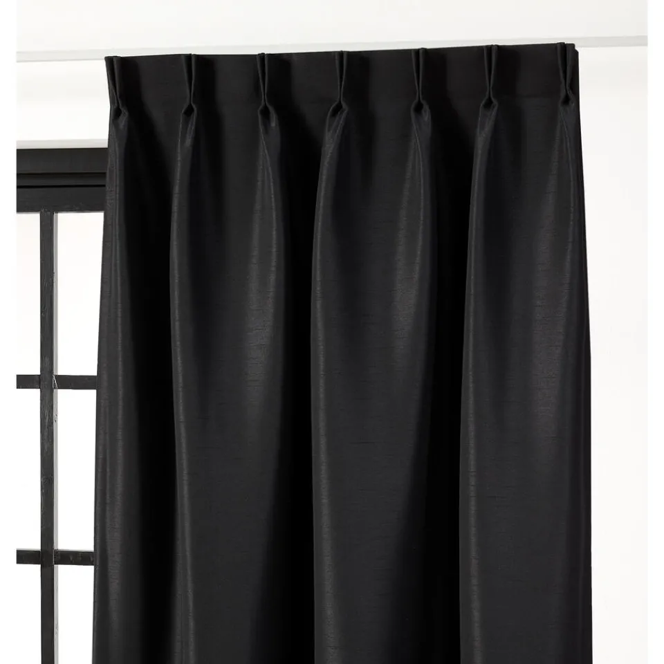 Kwantum Vouwgordijnen|Gordijnen|Gordijn Alexia Zwart