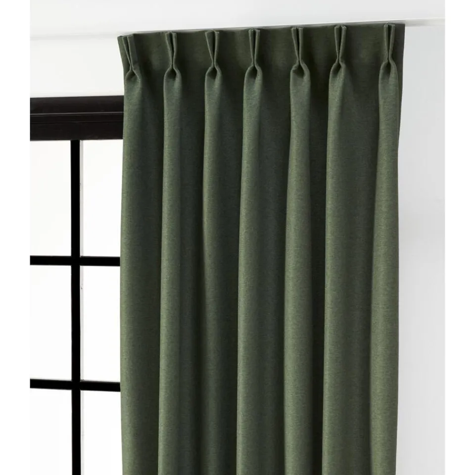 Kwantum Vouwgordijnen|Gordijnen|Gordijn Angela Groen