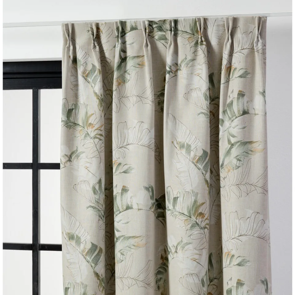 Kwantum Vouwgordijnen|Gordijnen|Gordijn Barbara Groen