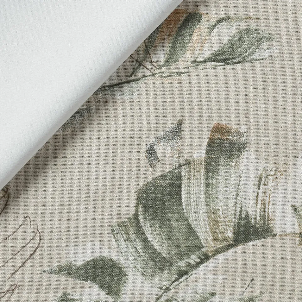 Kwantum Vouwgordijnen|Gordijnen|Gordijn Barbara Groen